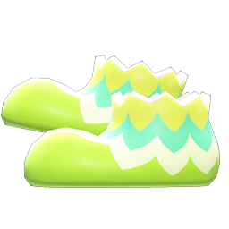 Leaf-Egg Shoes Animal Crossing New Horizons | ACNH Items - Nookmall