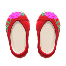 Embroidered Shoes Animal Crossing New Horizons | ACNH Items - Nookmall