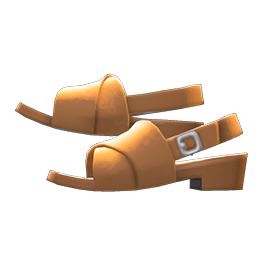 Cross-Belt Sandals Animal Crossing New Horizons | ACNH Items - Nookmall