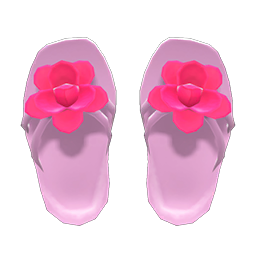 Flower Sandals Animal Crossing New Horizons | ACNH Items - Nookmall