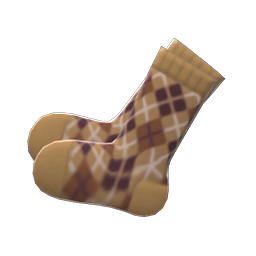 Argyle Crew Socks Animal Crossing New Horizons | ACNH Items - Nookmall