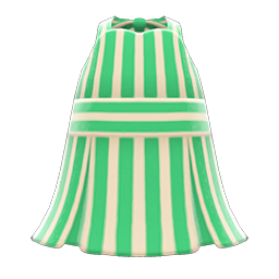 Striped Halter Dress Animal Crossing New Horizons | ACNH Items - Nookmall