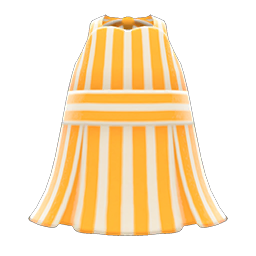 Striped Halter Dress Animal Crossing New Horizons | ACNH Items - Nookmall