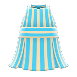 Striped Halter Dress Animal Crossing New Horizons | ACNH Items - Nookmall