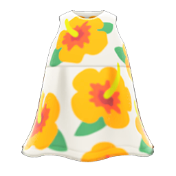 Hibiscus Muumuu Animal Crossing New Horizons | ACNH Items - Nookmall