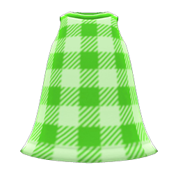 Simple Checkered Dress Animal Crossing New Horizons | ACNH Items - Nookmall