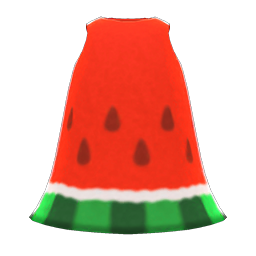 Watermelon Dress Animal Crossing New Horizons | ACNH Items - Nookmall