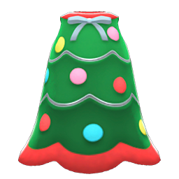 Festive-Tree Dress Animal Crossing New Horizons | ACNH Items - Nookmall