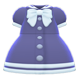 Sailor-Collar Dress Animal Crossing New Horizons | ACNH Items - Nookmall