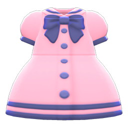 Sailor-Collar Dress Animal Crossing New Horizons | ACNH Items - Nookmall