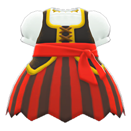 Pirate Dress Animal Crossing New Horizons | ACNH Items - Nookmall