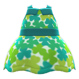 Clover Dress Animal Crossing New Horizons | ACNH Items - Nookmall