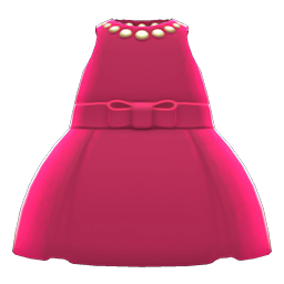 Satin Dress Animal Crossing New Horizons | ACNH Items - Nookmall