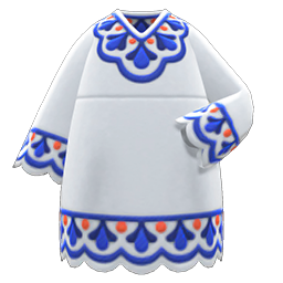 Bohemian Tunic Dress Animal Crossing New Horizons | ACNH Items - Nookmall