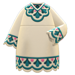 Bohemian Tunic Dress Animal Crossing New Horizons | ACNH Items - Nookmall