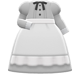 Full-Length Maid Gown Animal Crossing New Horizons | ACNH Items - Nookmall