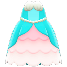 Mermaid Princess Dress Animal Crossing New Horizons | ACNH Items - Nookmall