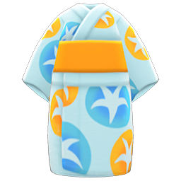 Morning-Glory Yukata Animal Crossing New Horizons | ACNH Items - Nookmall