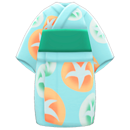 Morning-Glory Yukata Animal Crossing New Horizons | ACNH Items - Nookmall