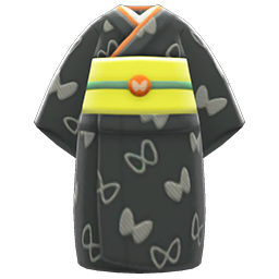 Butterfly Visiting Kimono Animal Crossing New Horizons | ACNH Items - Nookmall