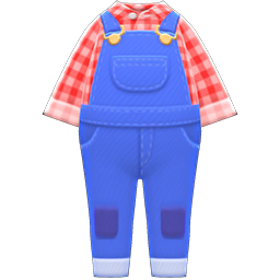 Farmer Overalls Animal Crossing New Horizons | ACNH Items - Nookmall