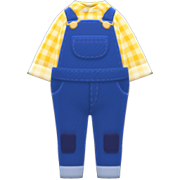 Farmer Overalls Animal Crossing New Horizons | ACNH Items - Nookmall