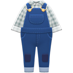 Farmer Overalls Animal Crossing New Horizons | ACNH Items - Nookmall