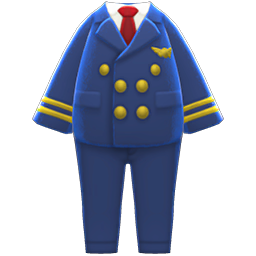 Pilot's Uniform Animal Crossing New Horizons | ACNH Items - Nookmall