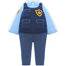 Security Uniform Animal Crossing New Horizons | ACNH Items - Nookmall