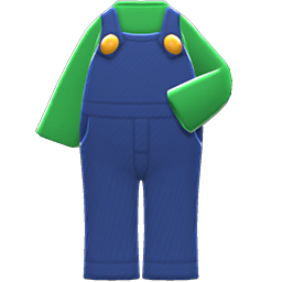 Luigi Outfit Animal Crossing New Horizons | ACNH Items - Nookmall