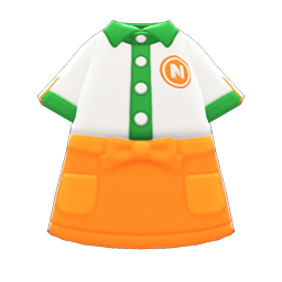 Fast-Food Uniform Animal Crossing New Horizons | ACNH Items - Nookmall