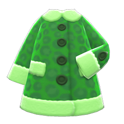 Animal-Print Coat Animal Crossing New Horizons | ACNH Items - Nookmall