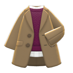 Chesterfield Coat Animal Crossing New Horizons | ACNH Items - Nookmall