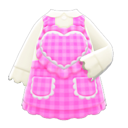 Heart Apron Animal Crossing New Horizons | ACNH Items - Nookmall