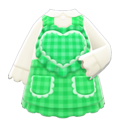 Heart Apron Animal Crossing New Horizons | ACNH Items - Nookmall