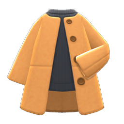 Collarless Coat Animal Crossing New Horizons | ACNH Items - Nookmall