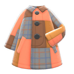 Patchwork Coat Animal Crossing New Horizons | ACNH Items - Nookmall