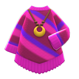 Poncho-Style Sweater Animal Crossing New Horizons | ACNH Items - Nookmall