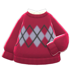 Argyle Sweater Animal Crossing New Horizons | ACNH Items - Nookmall