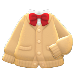 Cardigan School Uniform Top Animal Crossing New Horizons | ACNH Items - Nookmall