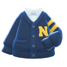 College Cardigan Animal Crossing New Horizons | ACNH Items - Nookmall