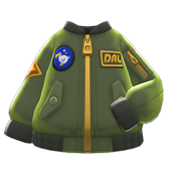 DAL Pilot Jacket Animal Crossing New Horizons | ACNH Items - Nookmall