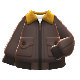 Flight Jacket Animal Crossing New Horizons | ACNH Items - Nookmall