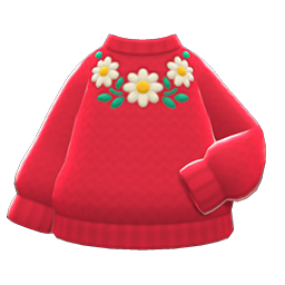 Flower Sweater Animal Crossing New Horizons | ACNH Items - Nookmall