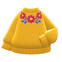 Flower Sweater Animal Crossing New Horizons | ACNH Items - Nookmall