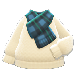 Checkered Muffler Animal Crossing New Horizons | ACNH Items - Nookmall