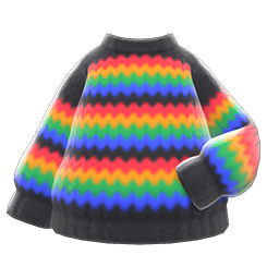 Rainbow Sweater Animal Crossing New Horizons | ACNH Items - Nookmall