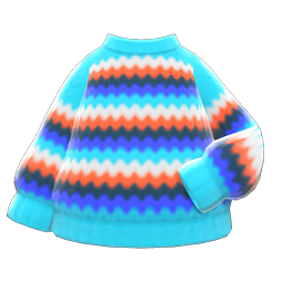 Rainbow Sweater Animal Crossing New Horizons | ACNH Items - Nookmall