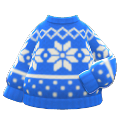 Snowy Sweater Animal Crossing New Horizons | ACNH Items - Nookmall