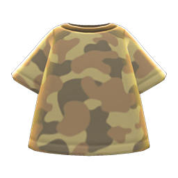 Camo Tee Animal Crossing New Horizons | ACNH Items - Nookmall